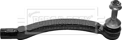 Borg & Beck BTR5015 - Наконечник рулевой тяги, шарнир avtokuzovplus.com.ua