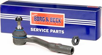 Borg & Beck BTR5026 - Наконечник рульової тяги, кульовий шарнір autocars.com.ua