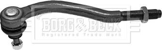 Borg & Beck BTR5033 - Наконечник рульової тяги, кульовий шарнір autocars.com.ua