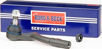 Borg & Beck BTR5102 - Наконечник рульової тяги, кульовий шарнір autocars.com.ua