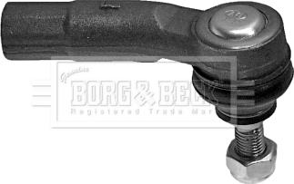 Borg & Beck BTR5160 - Наконечник рулевой тяги, шарнир avtokuzovplus.com.ua