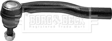 Borg & Beck BTR5180 - Наконечник рульової тяги, кульовий шарнір autocars.com.ua