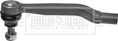 Borg & Beck BTR5242 - Наконечник рульової тяги, кульовий шарнір autocars.com.ua