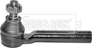 Borg & Beck BTR5260 - Наконечник рульової тяги, кульовий шарнір autocars.com.ua