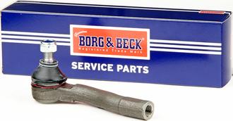 Borg & Beck BTR5276 - Наконечник рульової тяги, кульовий шарнір autocars.com.ua