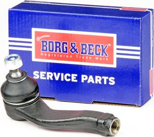 Borg & Beck BTR5335 - Наконечник рульової тяги, кульовий шарнір autocars.com.ua