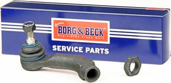 Borg & Beck BTR5367 - Наконечник рульової тяги, кульовий шарнір autocars.com.ua