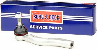 Borg & Beck BTR5409 - Наконечник рульової тяги, кульовий шарнір autocars.com.ua