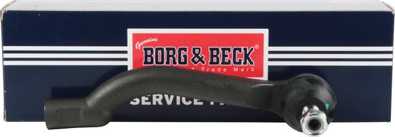Borg & Beck BTR5549 - Наконечник рульової тяги, кульовий шарнір autocars.com.ua