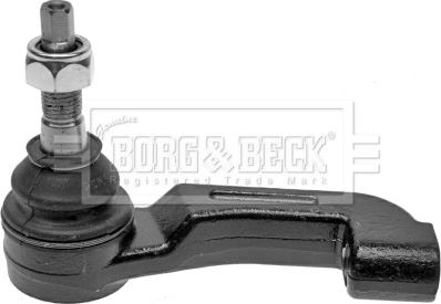 Borg & Beck BTR5563 - Наконечник рульової тяги, кульовий шарнір autocars.com.ua