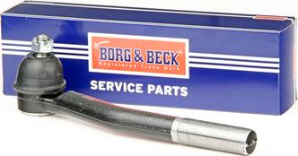 Borg & Beck BTR5649 - Наконечник рульової тяги, кульовий шарнір autocars.com.ua