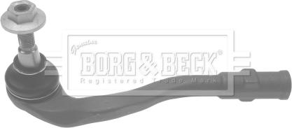 Borg & Beck BTR5710 - Наконечник рульової тяги, кульовий шарнір autocars.com.ua