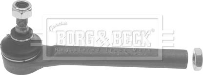 Borg & Beck BTR5762 - Наконечник рульової тяги, кульовий шарнір autocars.com.ua