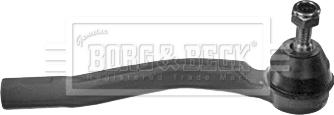 Borg & Beck BTR5801 - Наконечник рульової тяги, кульовий шарнір autocars.com.ua