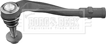 Borg & Beck BTR5860 - Наконечник рульової тяги, кульовий шарнір autocars.com.ua