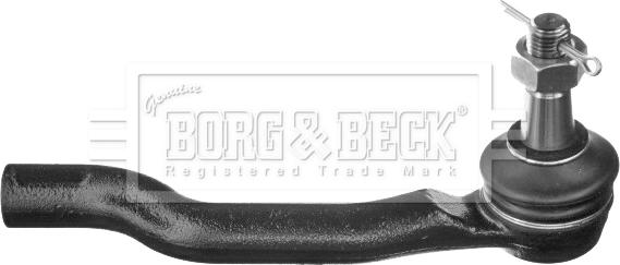 Borg & Beck BTR6003 - Наконечник рульової тяги, кульовий шарнір autocars.com.ua