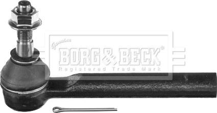 Borg & Beck BTR6007 - Наконечник рульової тяги, кульовий шарнір autocars.com.ua