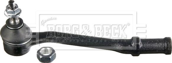 Borg & Beck BTR6112 - Наконечник рульової тяги, кульовий шарнір autocars.com.ua