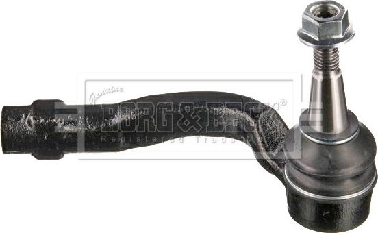 Borg & Beck BTR6119 - Наконечник рульової тяги, кульовий шарнір autocars.com.ua