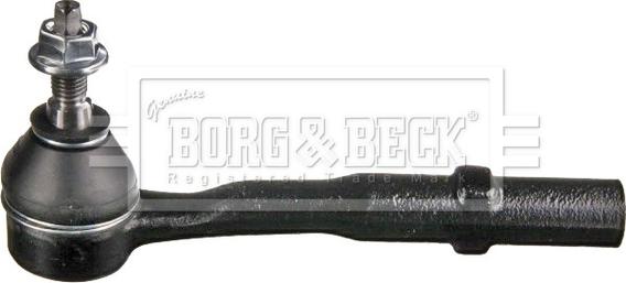 Borg & Beck BTR6127 - Наконечник рульової тяги, кульовий шарнір autocars.com.ua