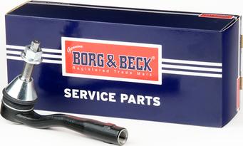 Borg & Beck BTR6162 - Наконечник рульової тяги, кульовий шарнір autocars.com.ua