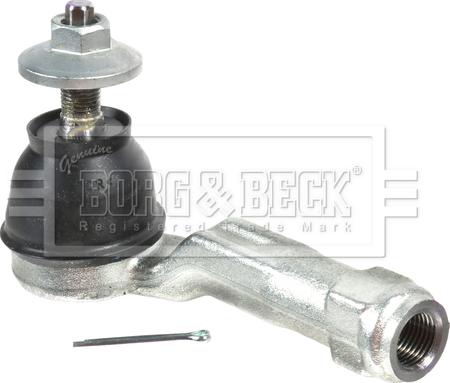 Borg & Beck BTR6295 - Наконечник рульової тяги, кульовий шарнір autocars.com.ua