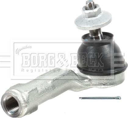 Borg & Beck BTR6296 - Наконечник рульової тяги, кульовий шарнір autocars.com.ua