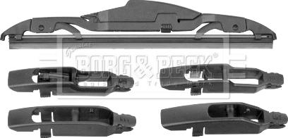 Borg & Beck BW08R.10 - Щітка склоочисника autocars.com.ua