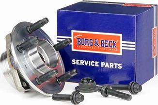Borg & Beck BWK1165 - Комплект підшипника маточини колеса autocars.com.ua