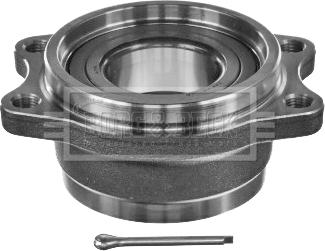 Borg & Beck BWK1482 - Комплект підшипника маточини колеса autocars.com.ua