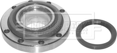 Borg & Beck BWK176 - Комплект підшипника маточини колеса autocars.com.ua