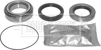 Borg & Beck BWK356 - Комплект підшипника маточини колеса autocars.com.ua