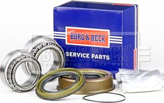 Borg & Beck BWK617 - Комплект підшипника маточини колеса autocars.com.ua