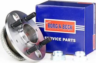 Borg & Beck BWK653 - Комплект підшипника маточини колеса autocars.com.ua