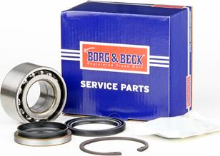 Borg & Beck BWK665 - Комплект підшипника маточини колеса autocars.com.ua