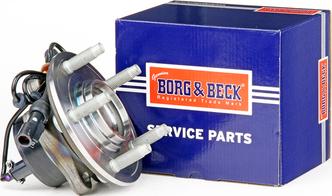 Borg & Beck BWK764 - Комплект підшипника маточини колеса autocars.com.ua