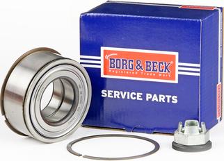 Borg & Beck BWK792 - Комплект підшипника маточини колеса autocars.com.ua