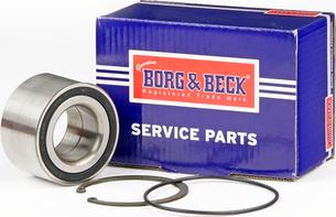 Borg & Beck BWK879 - Комплект підшипника маточини колеса autocars.com.ua