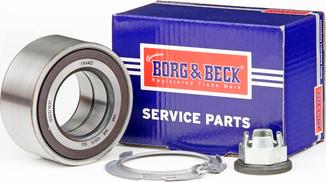 Borg & Beck BWK910 - Комплект підшипника маточини колеса autocars.com.ua
