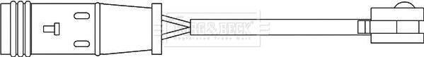 Borg & Beck BWL3000 - Сигнализатор, износ тормозных колодок autodnr.net