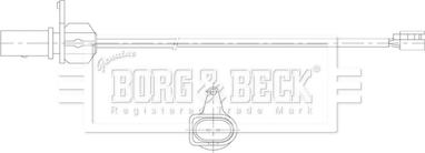 Borg & Beck BWL3221 - Сигналізатор, знос гальмівних колодок autocars.com.ua