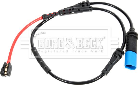 Borg & Beck BWL3276 - Сигналізатор, знос гальмівних колодок autocars.com.ua