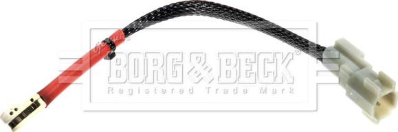 Borg & Beck BWL3278 - Сигналізатор, знос гальмівних колодок autocars.com.ua