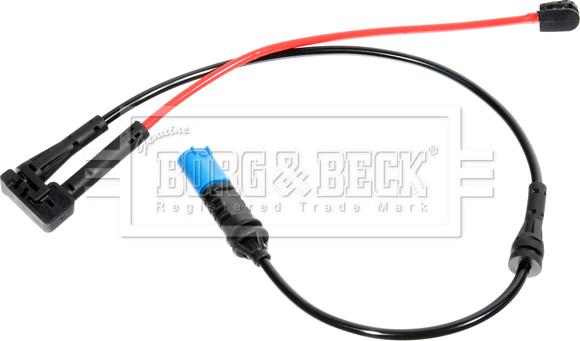 Borg & Beck BWL3279 - Сигналізатор, знос гальмівних колодок autocars.com.ua