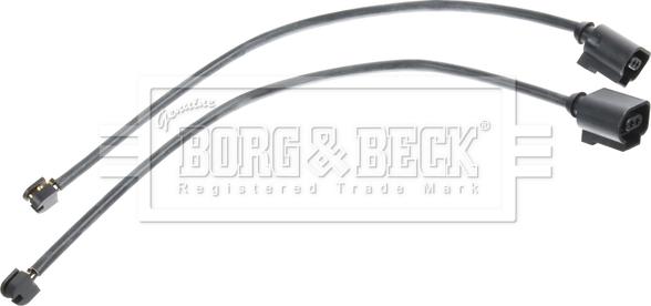 Borg & Beck BWL3281 - Сигналізатор, знос гальмівних колодок autocars.com.ua