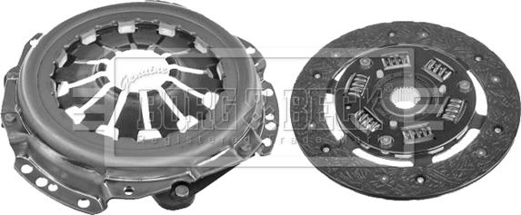 Borg & Beck HK2048 - Комплект сцепления avtokuzovplus.com.ua