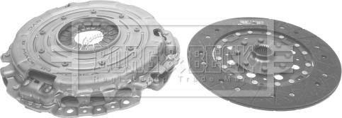 Borg & Beck HK2363 - Комплект сцепления avtokuzovplus.com.ua