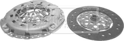 Borg & Beck HK2412 - Комплект зчеплення autocars.com.ua