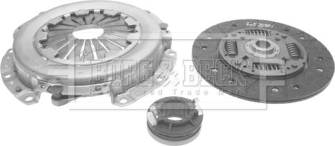 Borg & Beck HK2449 - Комплект зчеплення autocars.com.ua