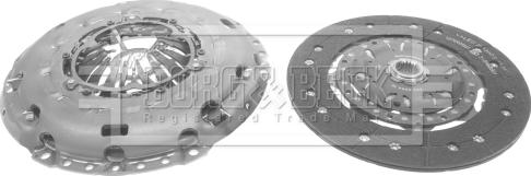 Borg & Beck HK2512 - Комплект зчеплення autocars.com.ua